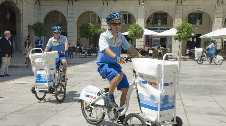 Alicante, ciudad piloto para la implementación del reparto con bicicleta eléctrica en España